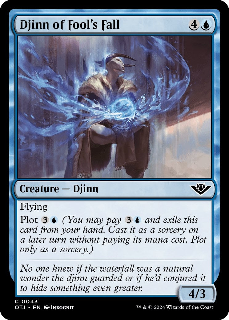 Image for Djinn of Fool's Fall (43) - Magic: The Gathering