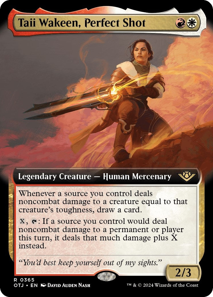 Image for Taii Wakeen, Perfect Shot (Extended Art) (365) - Magic: The Gathering