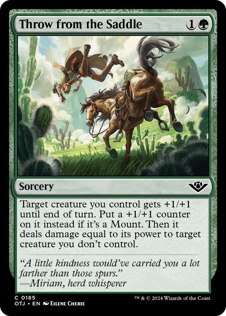 Image for Throw from the Saddle (185) - Magic: The Gathering