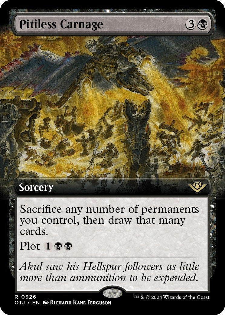 Image for Pitiless Carnage (Extended Art) (326) - Magic: The Gathering