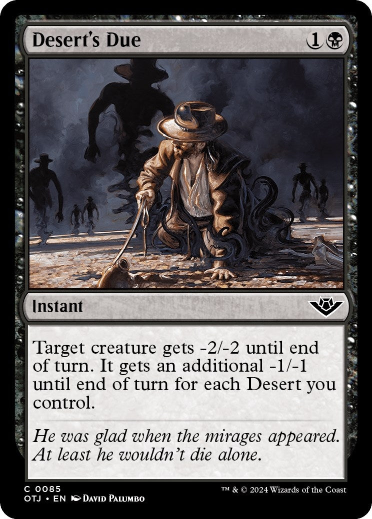 Image for Desert's Due (85) - Magic: The Gathering