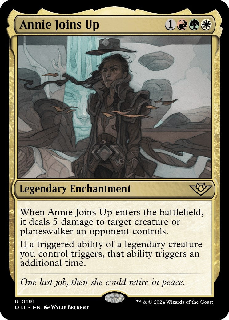 Image for Annie Joins Up (191) (OTJ) - Magic: The Gathering