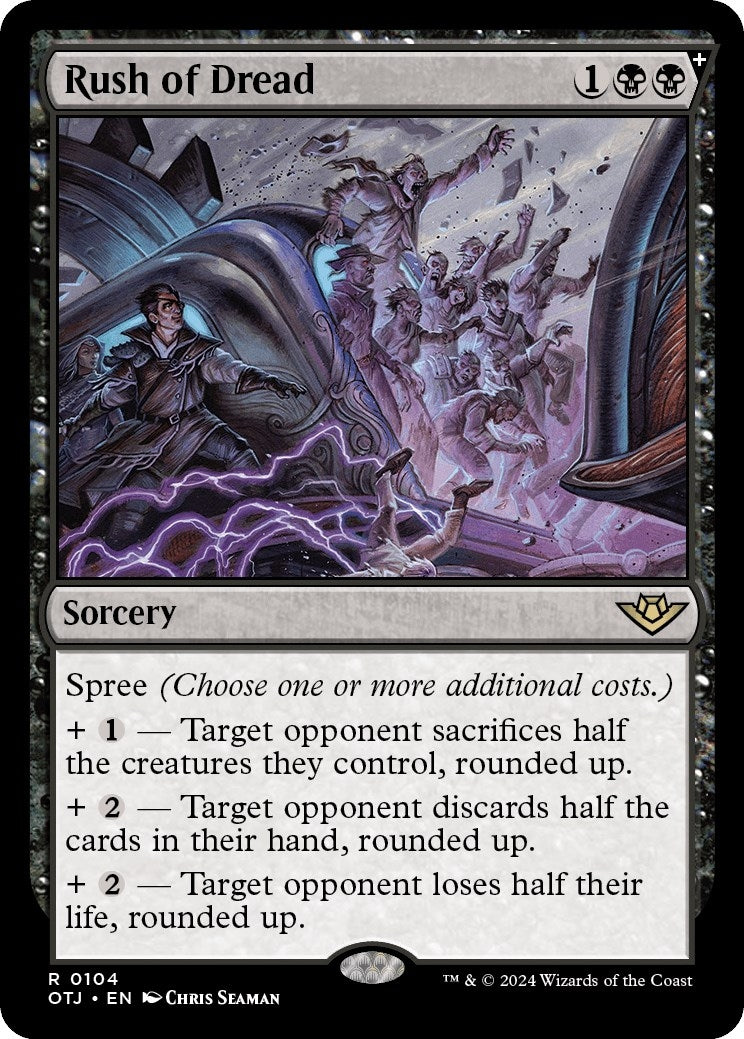 Image for Rush of Dread (104) - Magic: The Gathering