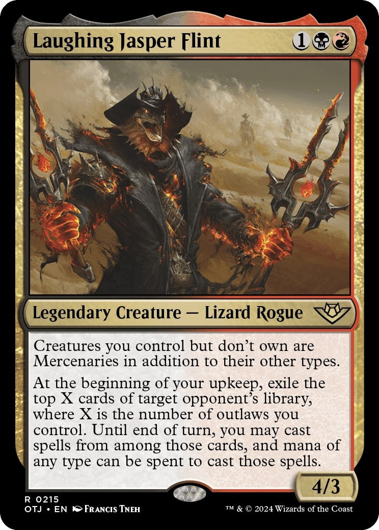 Image for Laughing Jasper Flint (215) - Magic: The Gathering
