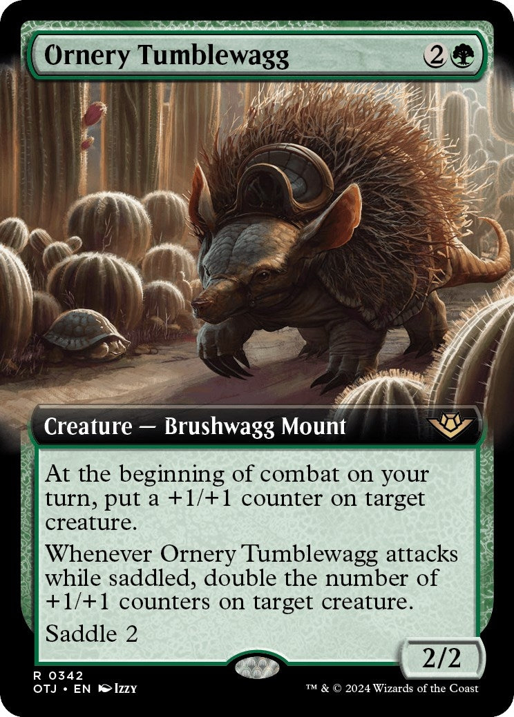 Image for Ornery Tumblewagg (Extended Art) (342) - Magic: The Gathering