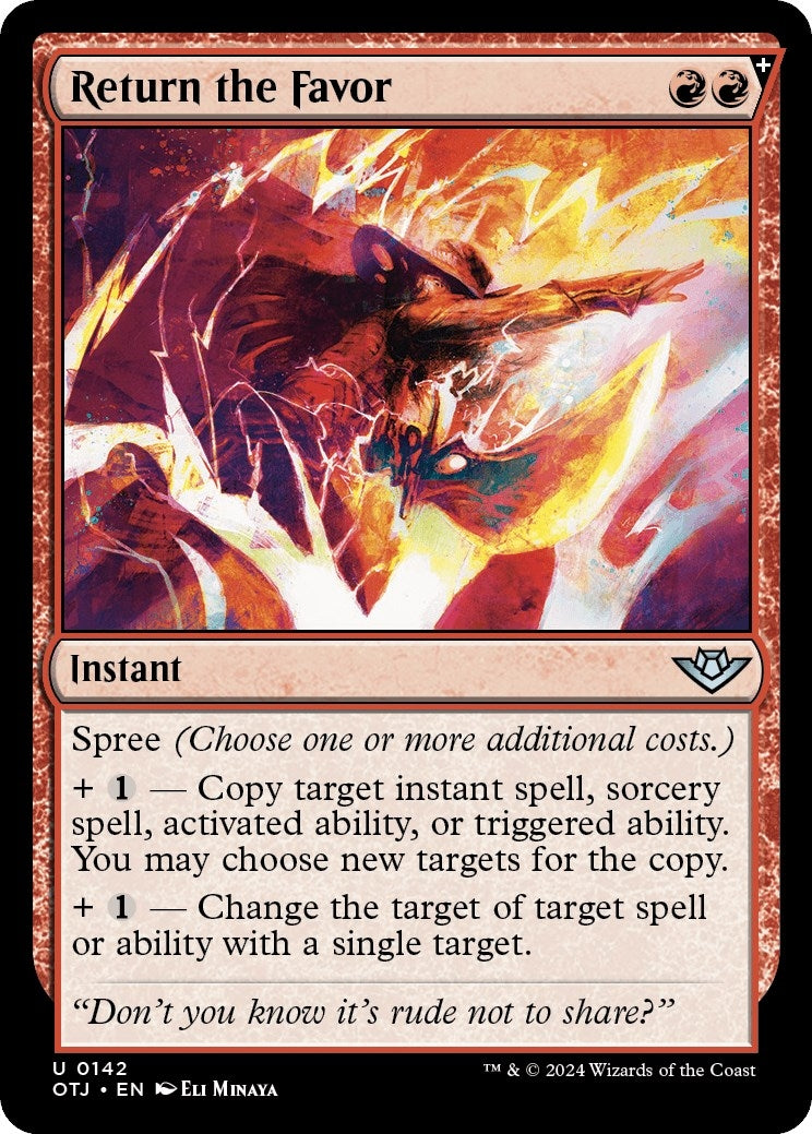 Image for Return the Favor (142) - Magic: The Gathering