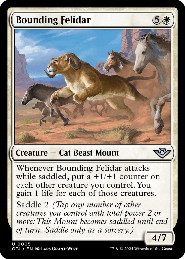 Image for Bounding Felidar (5) - Magic: The Gathering