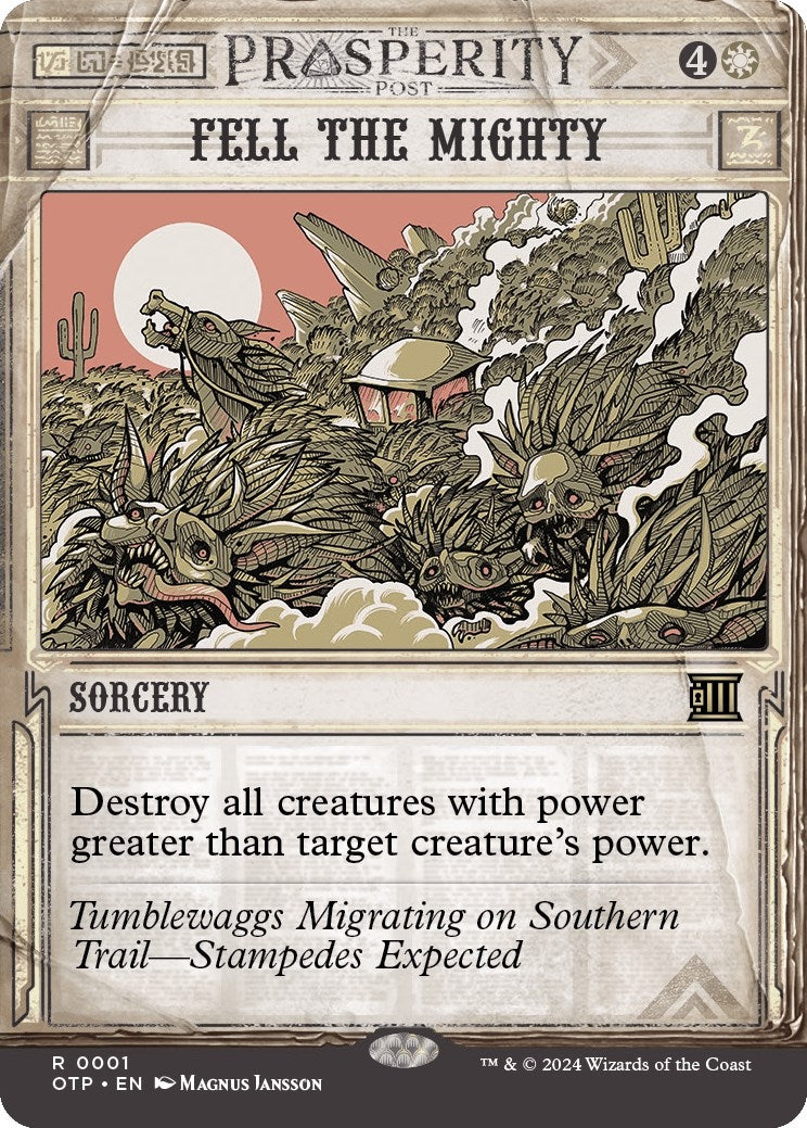 Image for Fell the Mighty (1) - Magic: The Gathering