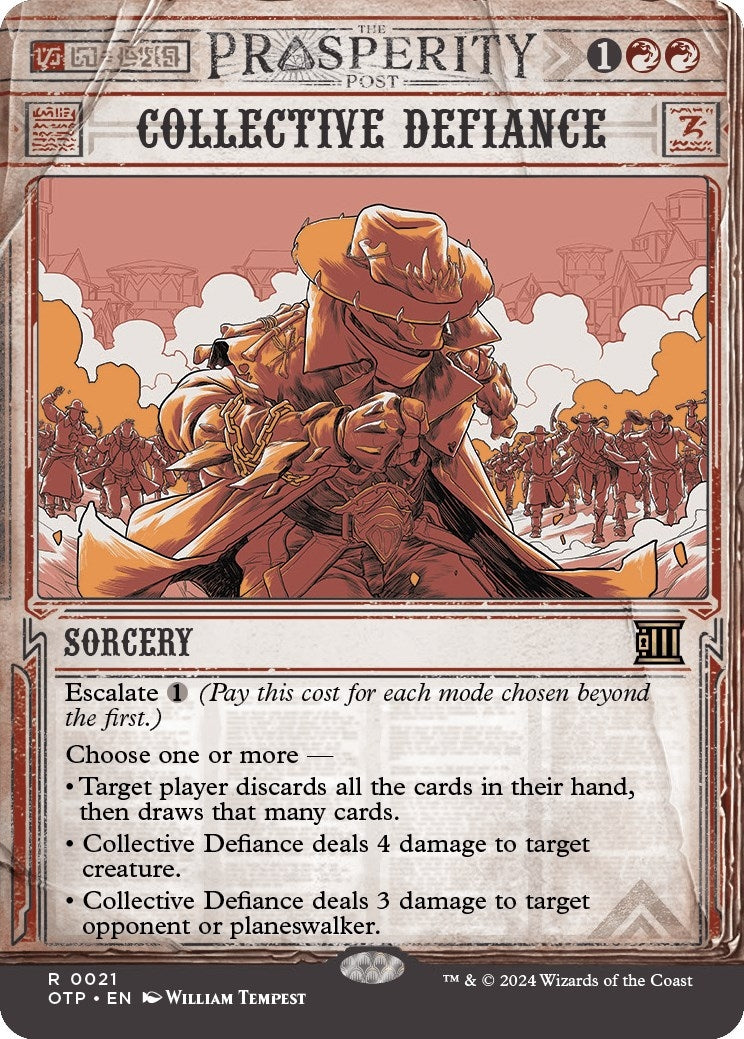Image for Collective Defiance (21) - Magic: The Gathering