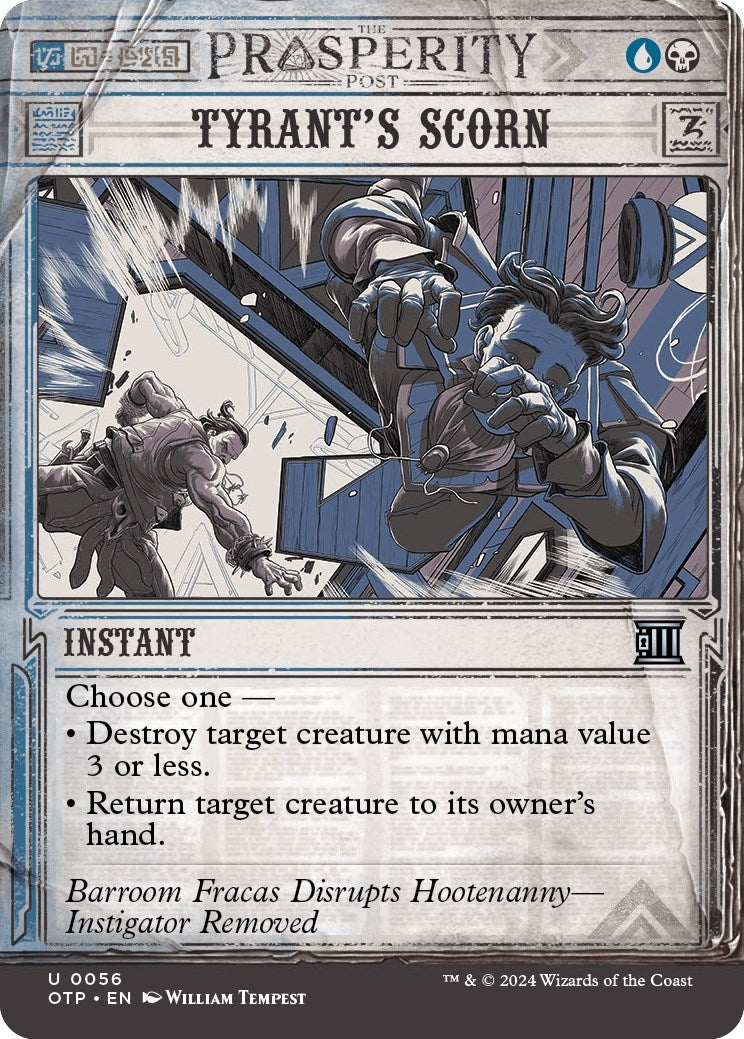 Image for Tyrant's Scorn (56) - Magic: The Gathering