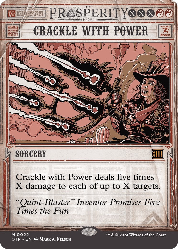 Image for Crackle with Power (22) - Magic: The Gathering