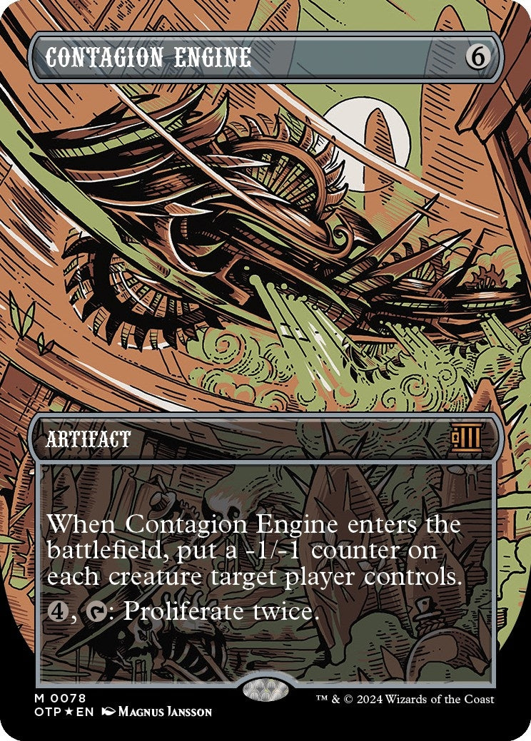 Image for Contagion Engine (Textured Foil) (78) - Magic: The Gathering