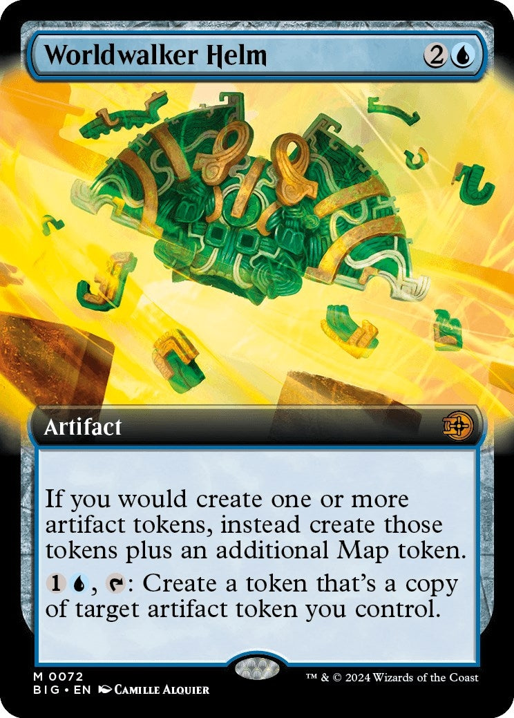 Image for Worldwalker Helm (Extended Art) (72) - Magic: The Gathering