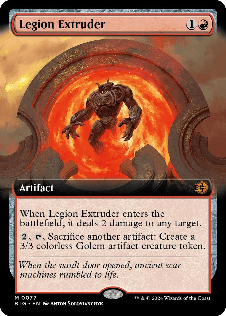 Image for Legion Extruder (Extended Art) (77) - Magic: The Gathering