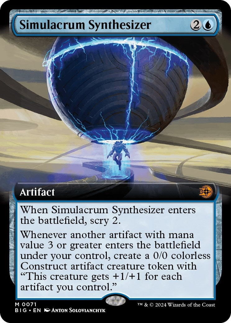 Image for Simulacrum Synthesizer (Extended Art) (71) - Magic: The Gathering
