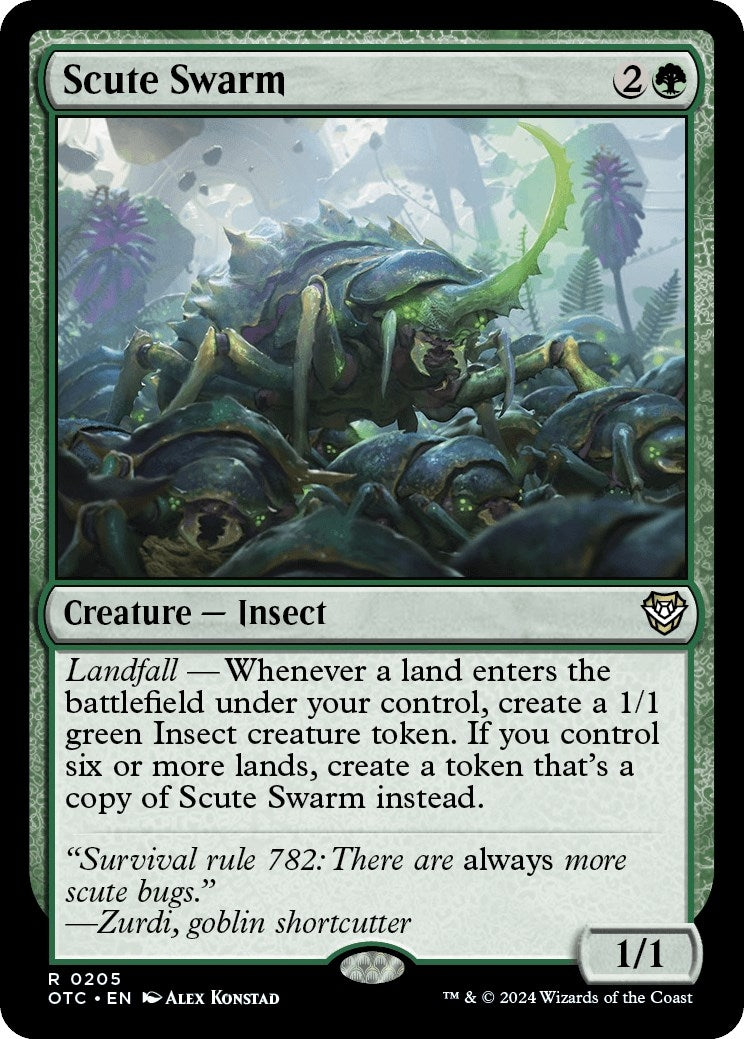 Image for Scute Swarm (205) - Magic: The Gathering