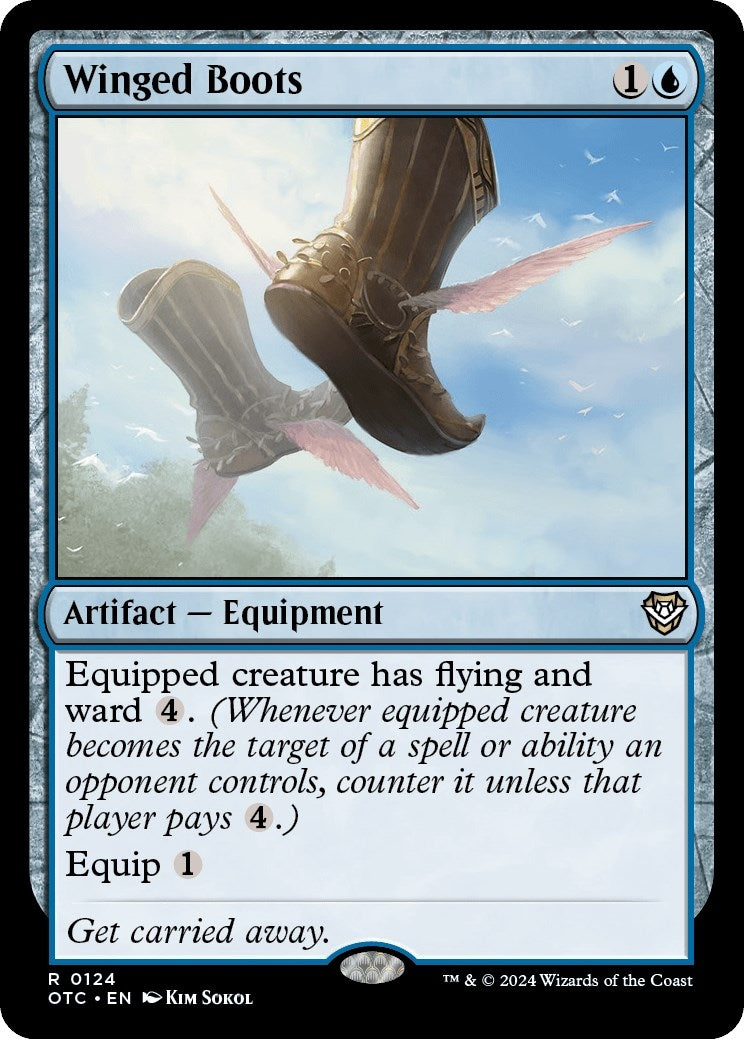 Image for Winged Boots (124) - Magic: The Gathering