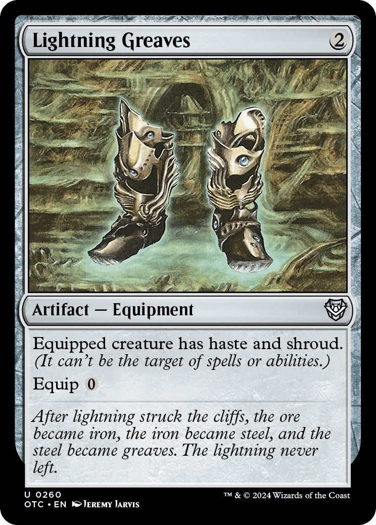 Image for Lightning Greaves (260) - Magic: The Gathering