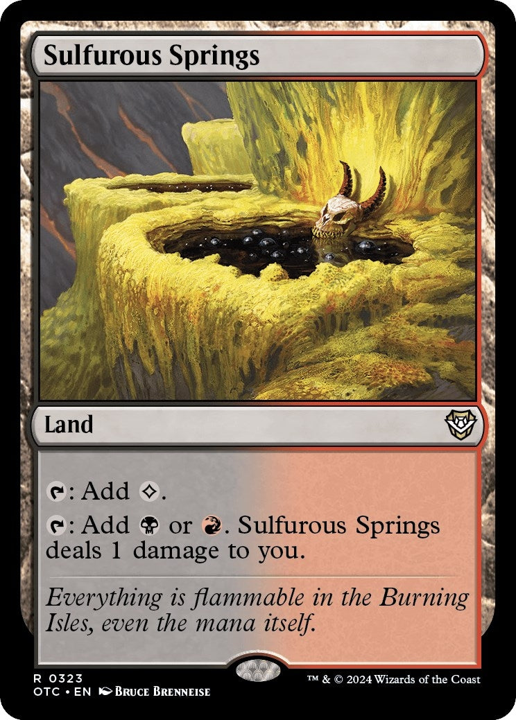 Image for Sulfurous Springs (323) - Magic: The Gathering