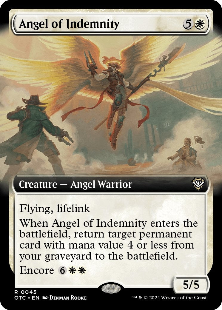 Image for Angel of Indemnity (Extended Art) (45) (OTC) - Magic: The Gathering