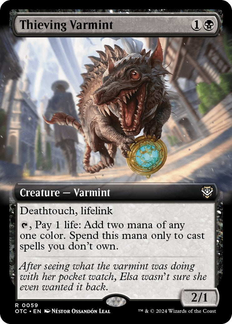 Image for Thieving Varmint (Extended Art) (59) - Magic: The Gathering