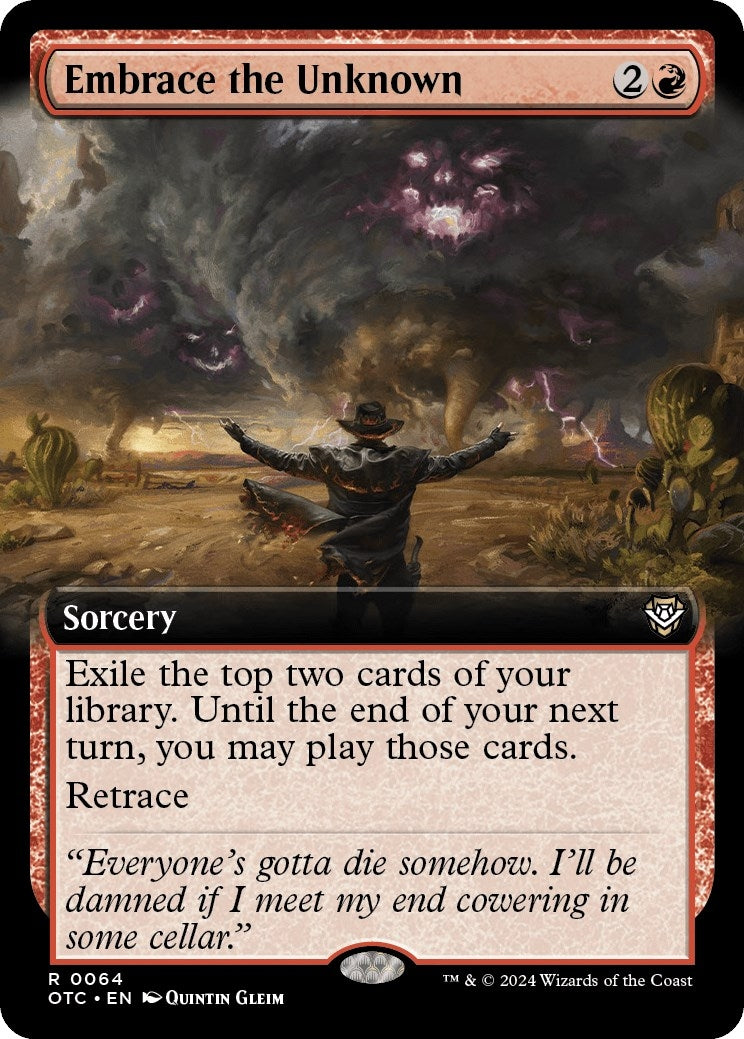 Image for Embrace the Unknown (Extended Art) (64) - Magic: The Gathering