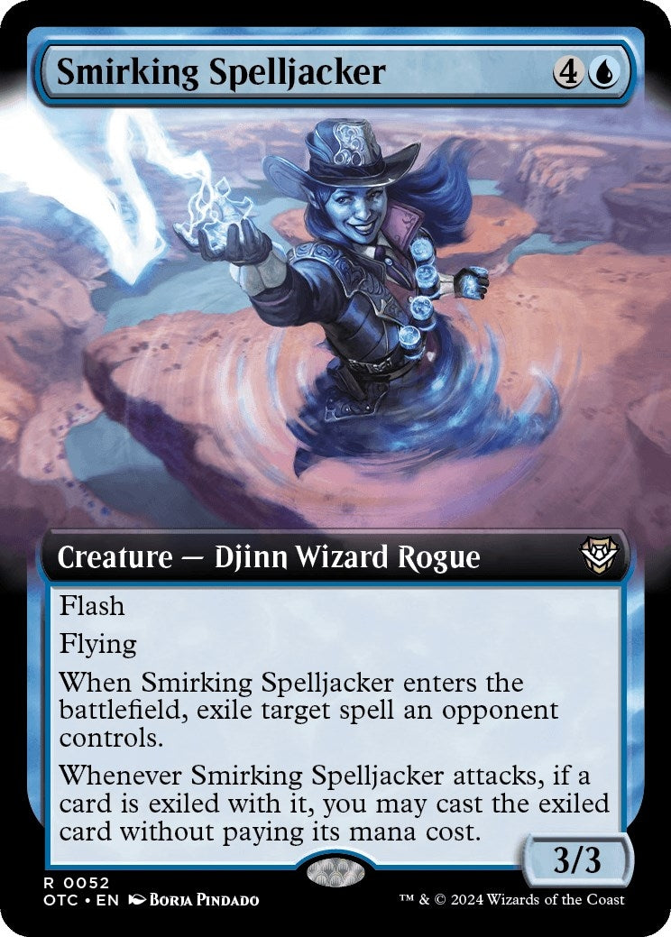 Image for Smirking Spelljacker (Extended Art) (52) - Magic: The Gathering