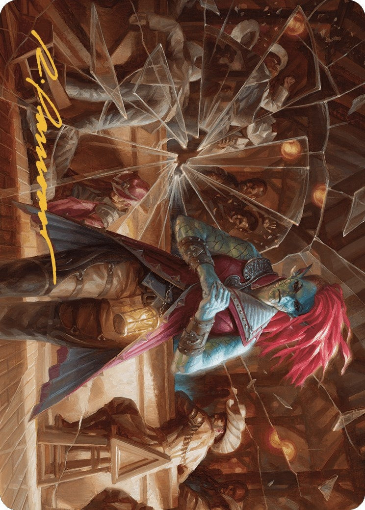 Image for Obeka, Splitter of Seconds Art Card (Gold-Stamped Signature) (28) - Magic: The Gathering