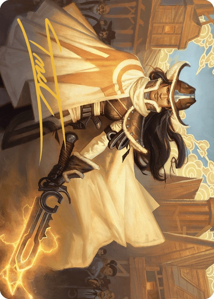 Image for Omenport Vigilante Art Card (Gold-Stamped Signature) (3) (ASOTJ) - Magic: The Gathering
