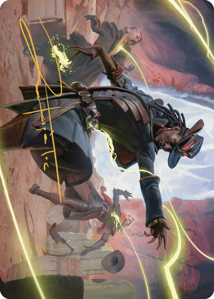 Image for Lilah, Undefeated Slickshot Art Card (Gold-Stamped Signature) (26) (ASOTJ) - Magic: The Gathering
