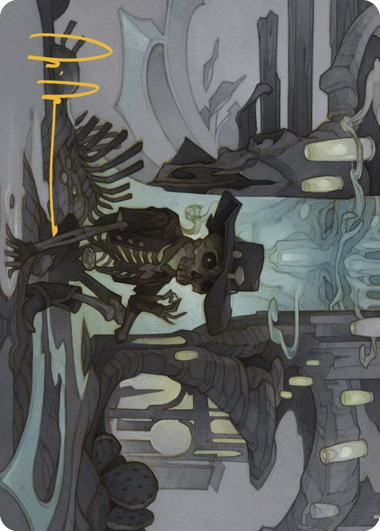 Image for Tinybones Joins Up Art Card (Gold-Stamped Signature) (9) - Magic: The Gathering