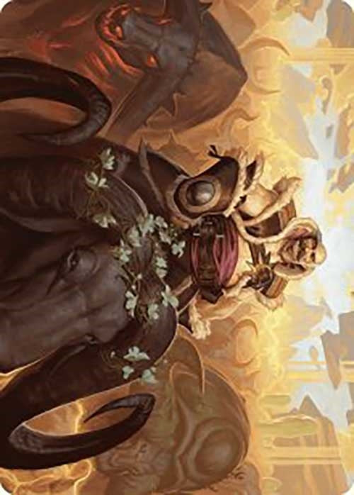 Image for Bruse Tarl, Roving Rancher Art Card (20) (ASOTJ) - Magic: The Gathering