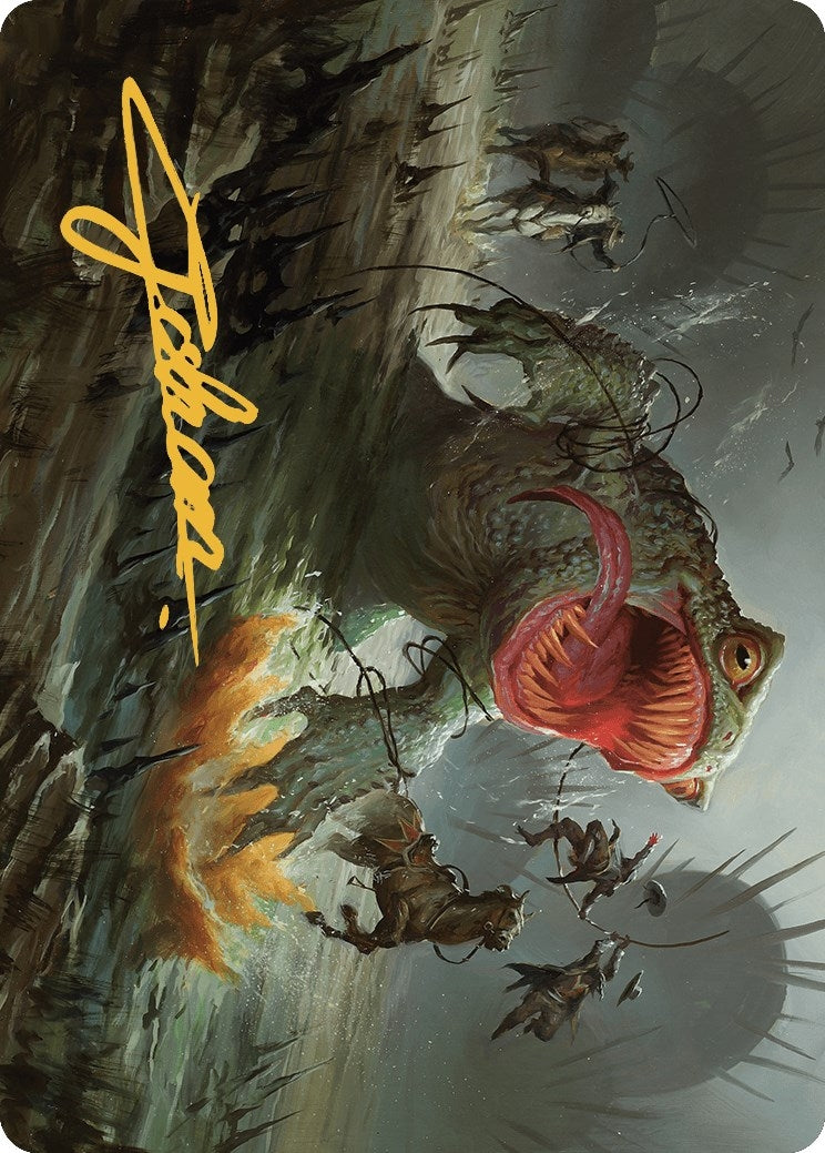Image for The Gitrog, Ravenous Ride Art Card (Gold-Stamped Signature) (22) (ASOTJ) - Magic: The Gathering