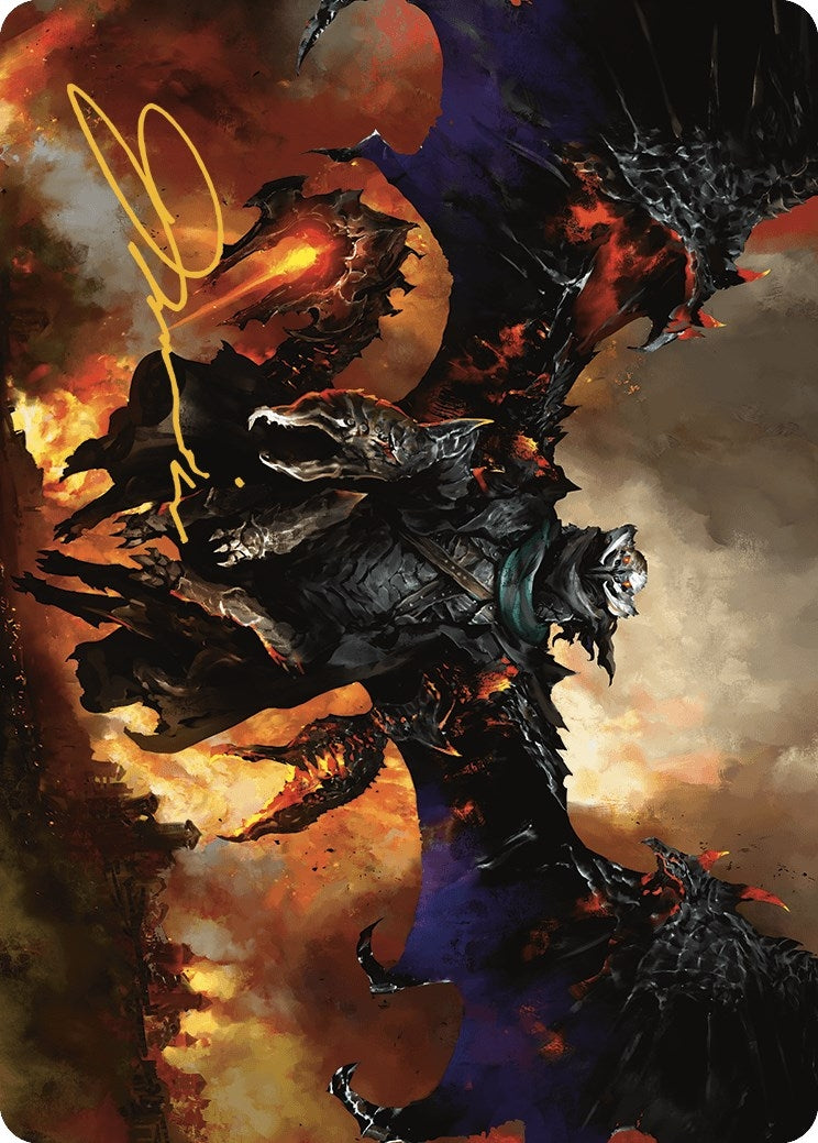 Image for Akul the Unrepentant Art Card (Gold-Stamped Signature) (16) (ASOTJ) - Magic: The Gathering
