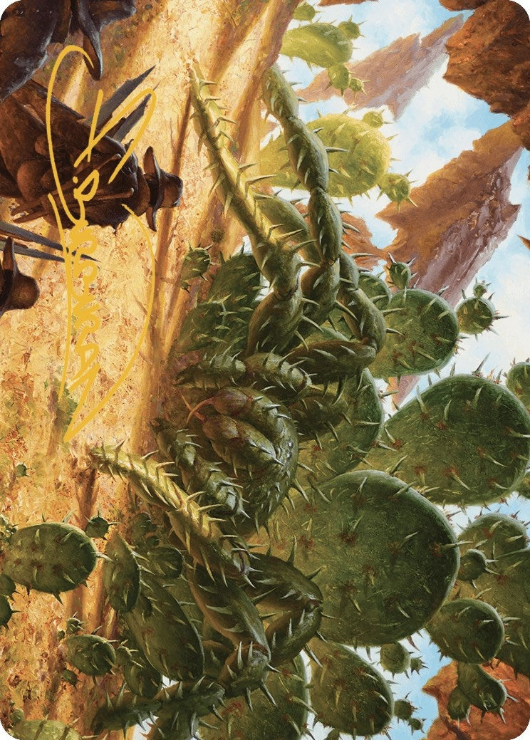 Image for Cactarantula Art Card (Gold-Stamped Signature) (12) - Magic: The Gathering