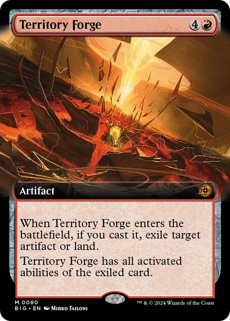 Image for Territory Forge (Extended Art) (80) - Magic: The Gathering