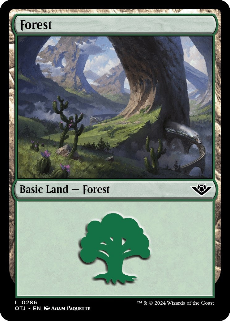 Image for Forest (0286) (286) - Magic: The Gathering