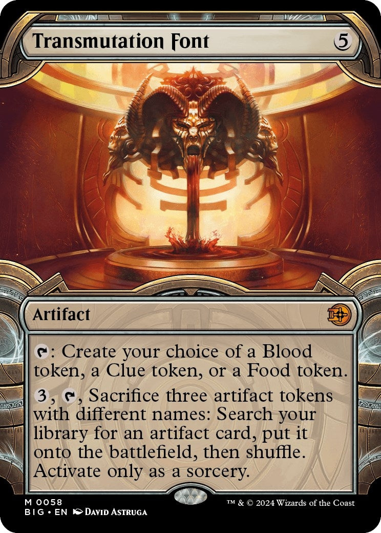 Image for Transmutation Font (Showcase) (58) - Magic: The Gathering