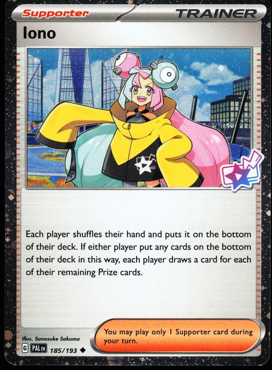 Image for Iono - 185/193 (Cosmo Foil) (185/193) (MCAP) - Pokemon