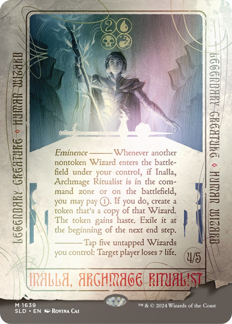 Image for Inalla, Archmage Ritualist (Rainbow Foil) (1639) - Magic: The Gathering