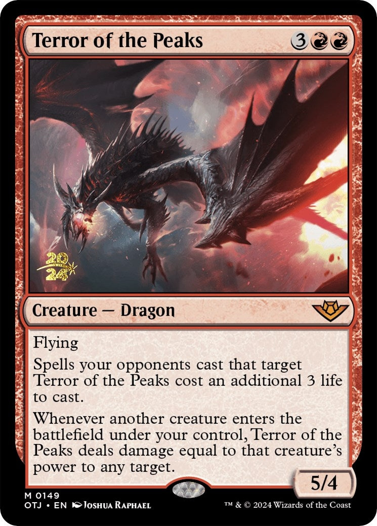 Image for Terror of the Peaks (OTJ) (149) - Magic: The Gathering