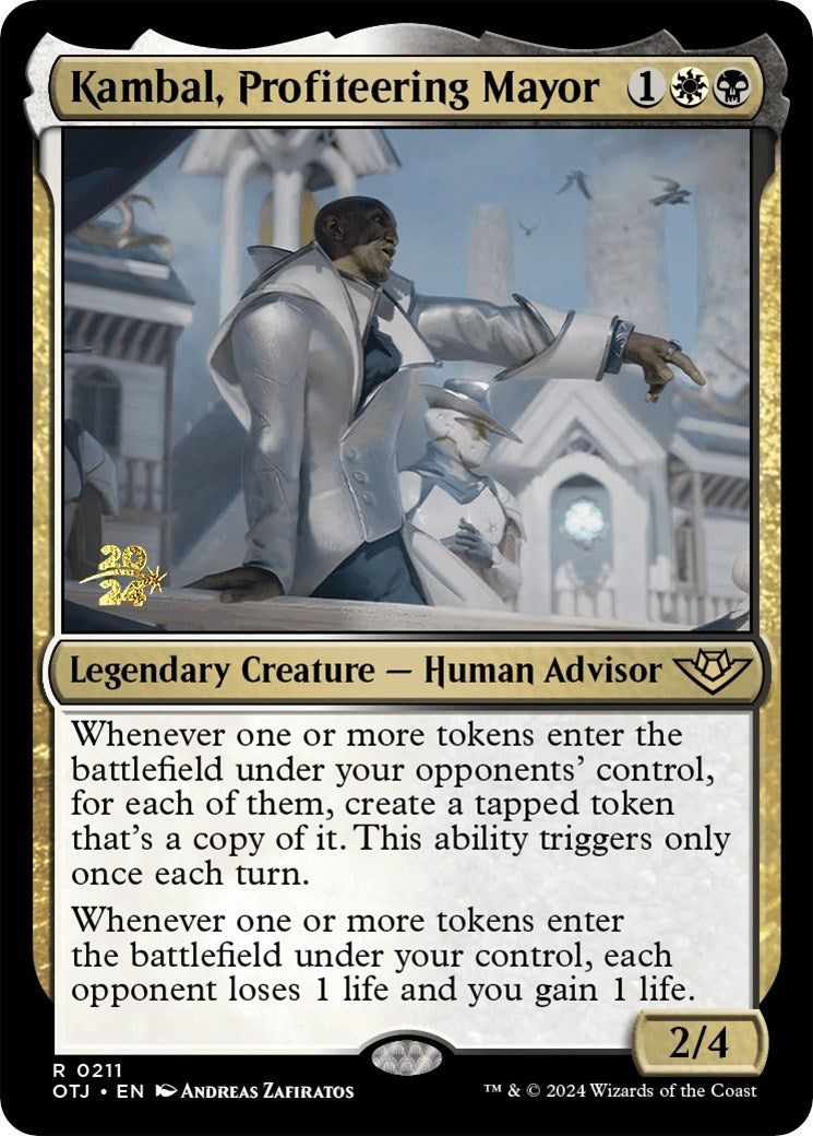 Image for Kambal, Profiteering Mayor (211) - Magic: The Gathering