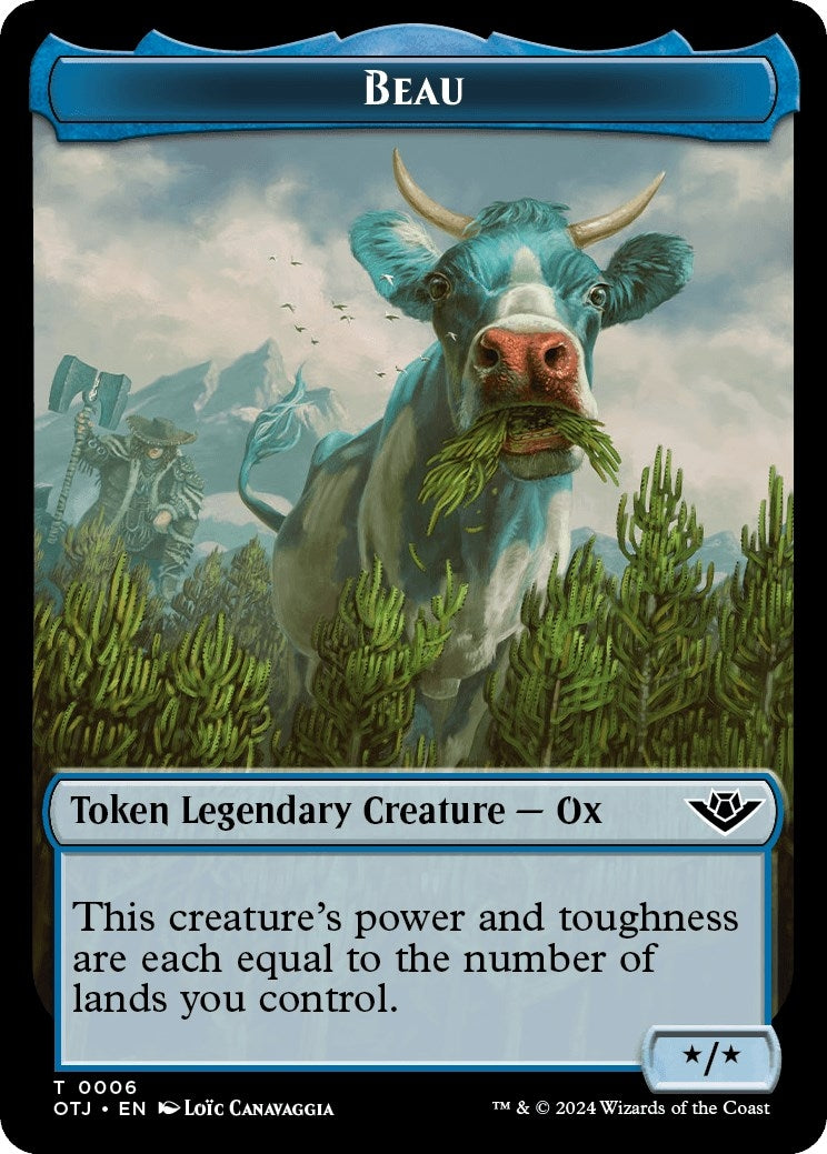 Image for Beau Token (6) - Magic: The Gathering