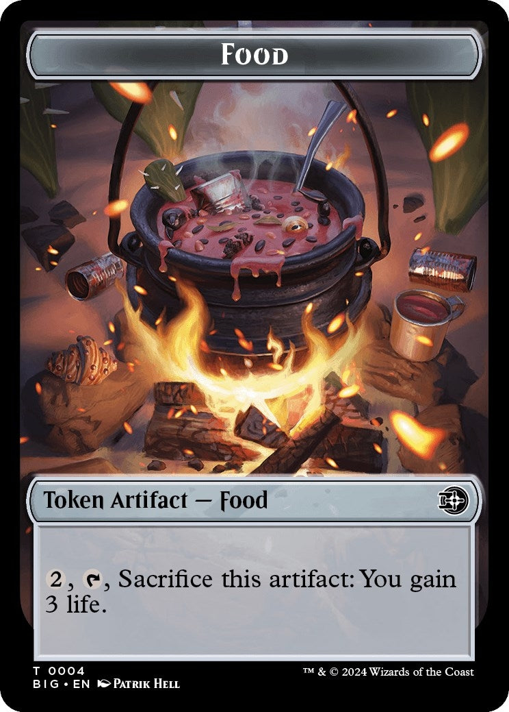 Image for Food // Plot Double-Sided Token (4 // 20) - Magic: The Gathering
