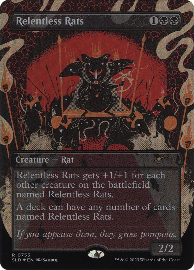 Image for Relentless Rats (755) (755) - Magic: The Gathering
