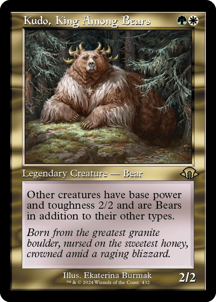 Image for Kudo, King Among Bears (Retro Frame) (432) - Magic: The Gathering