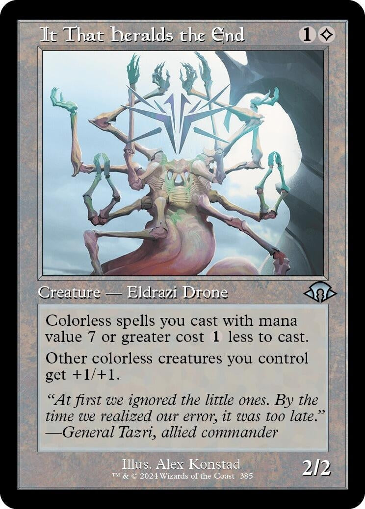 Image for It That Heralds the End (Retro Frame) (385) - Magic: The Gathering