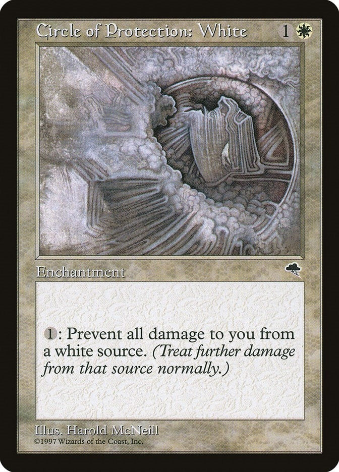 Image for Circle of Protection: White (13) - Magic: The Gathering