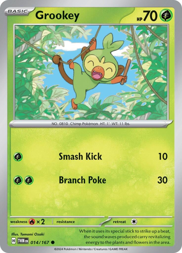 Image for Grookey (014/167) (TWM) - Pokemon