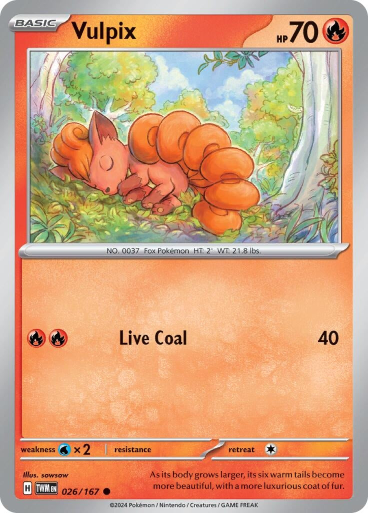 Image for Vulpix (026/167) (TWM) - Pokemon
